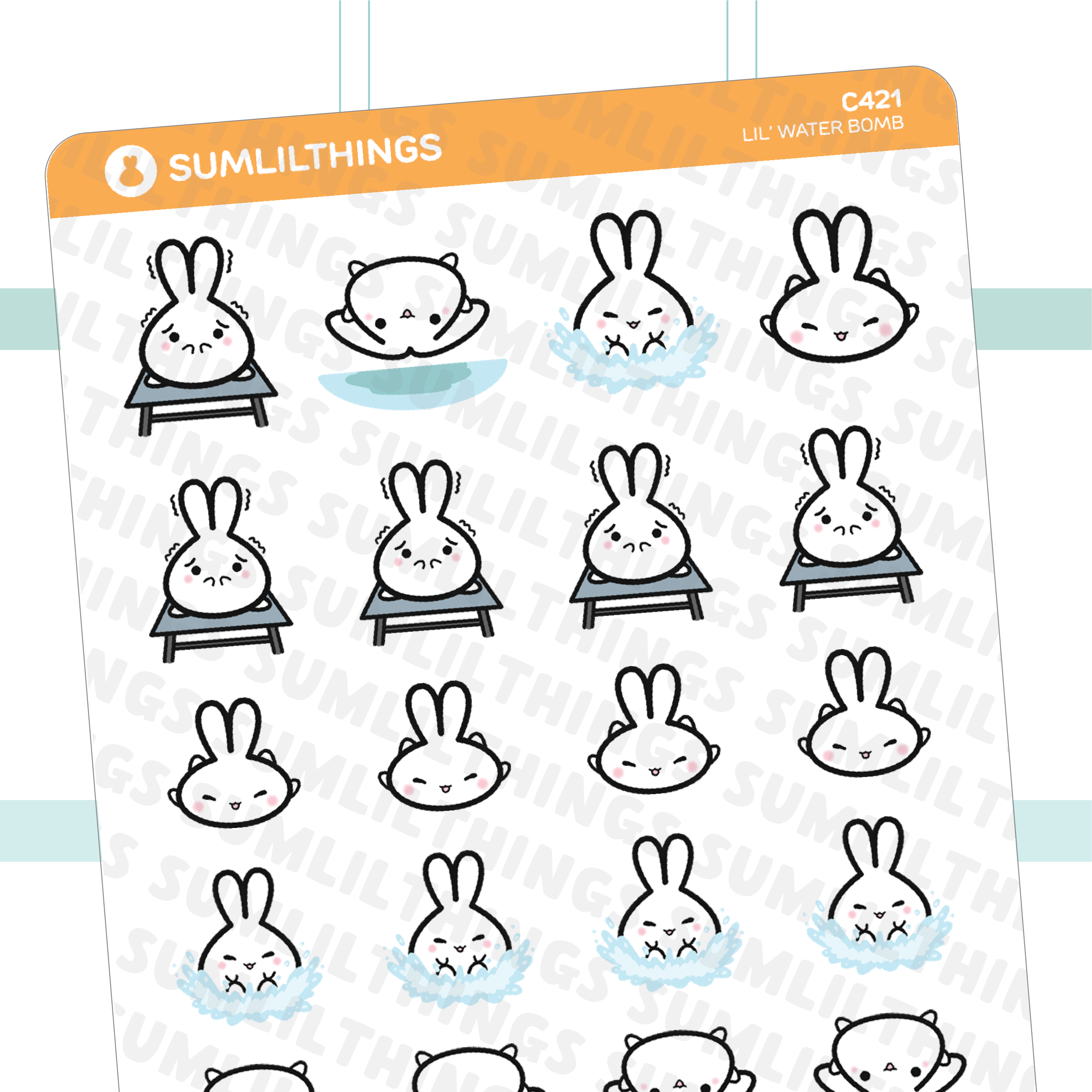 Spiral-Bound Sticker Book - Summer Edition