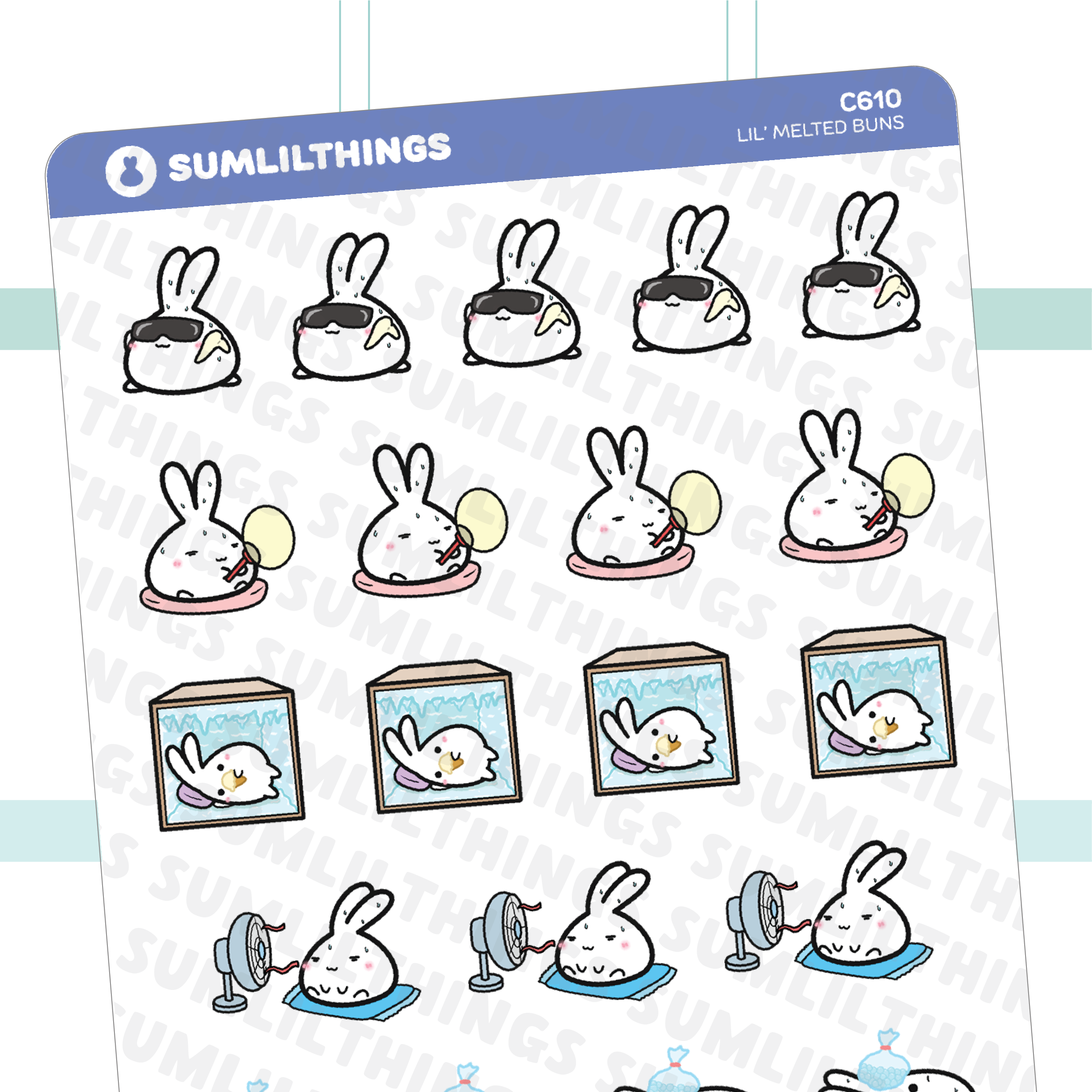 Spiral-Bound Sticker Book - Summer Edition