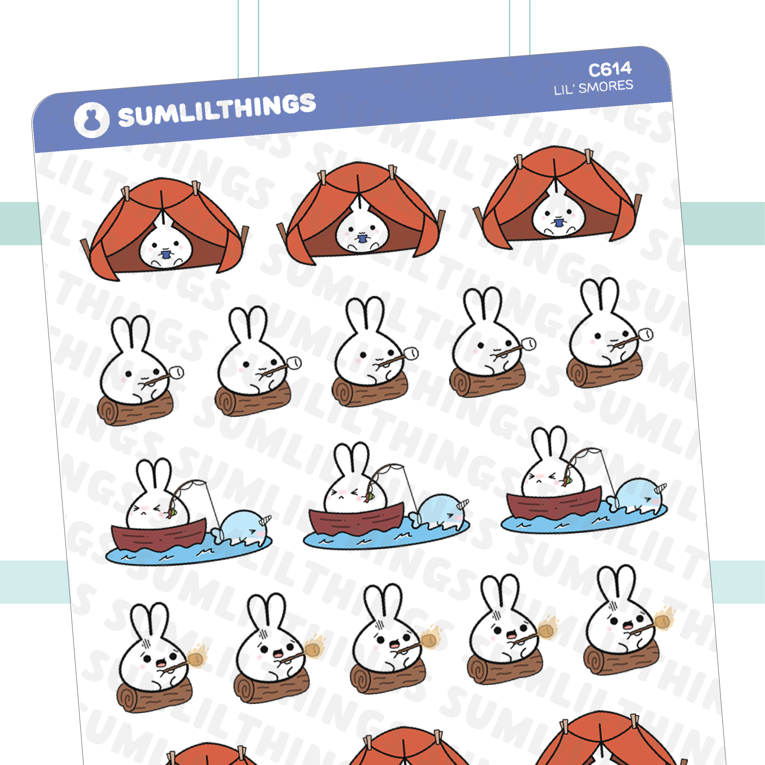 Spiral-Bound Sticker Book - Summer Edition
