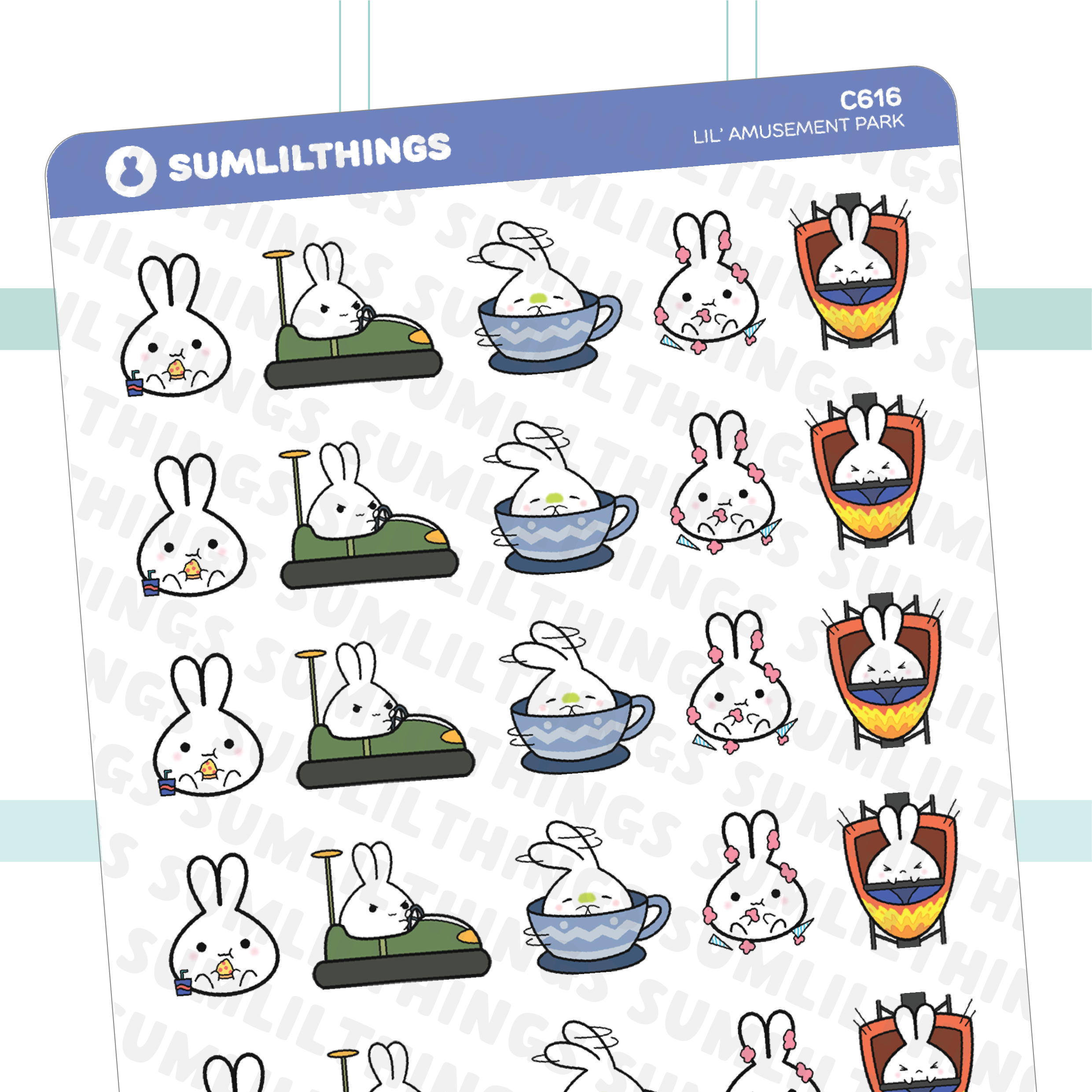 Spiral-Bound Sticker Book - Summer Edition
