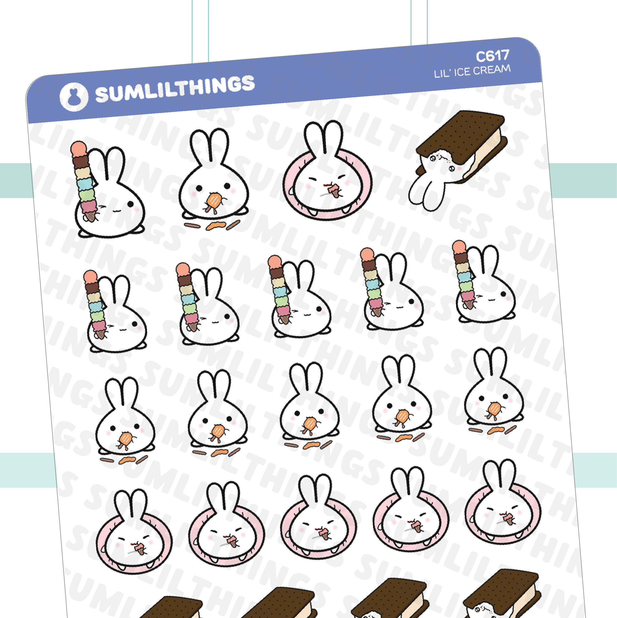 Spiral-Bound Sticker Book - Summer Edition