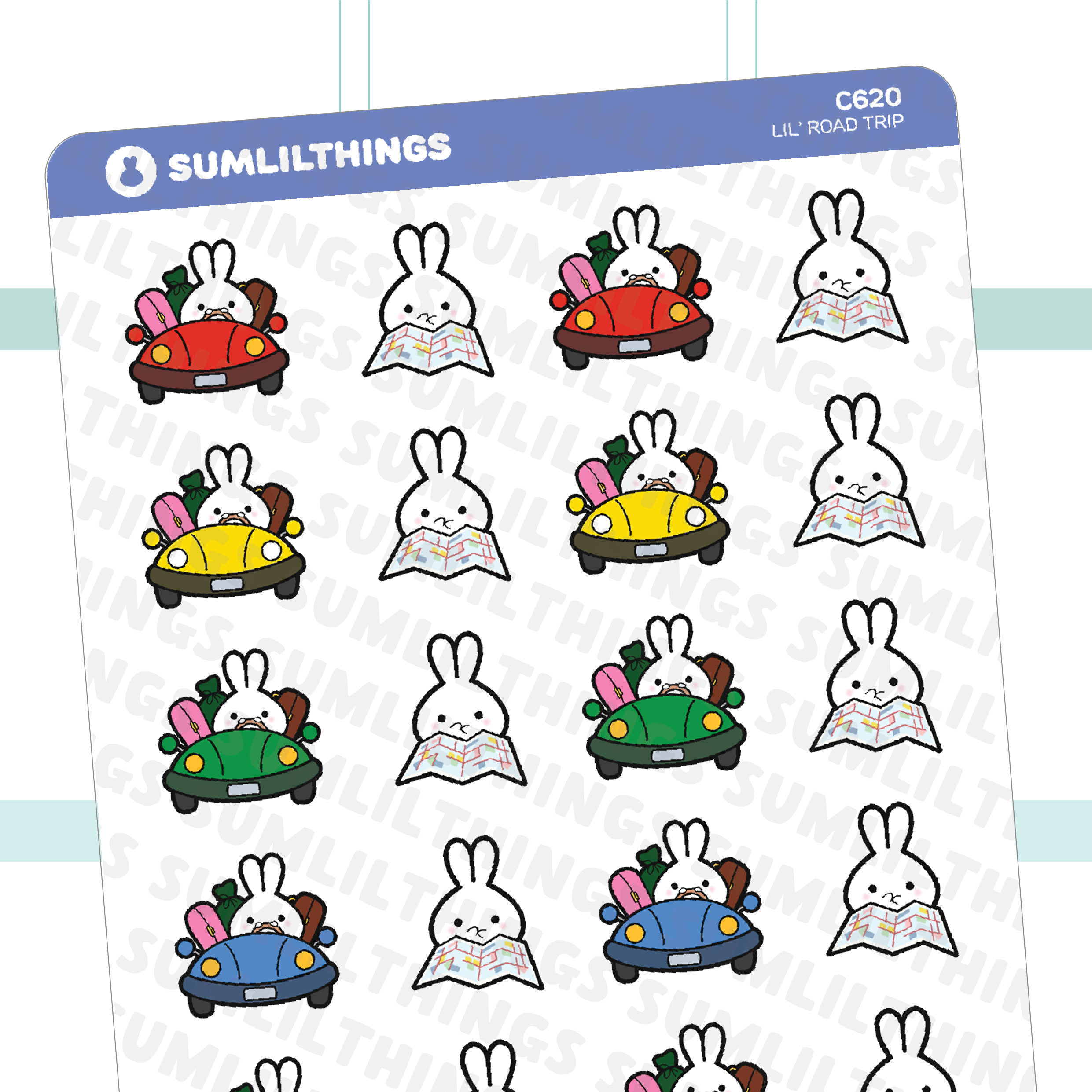 Spiral-Bound Sticker Book - Summer Edition