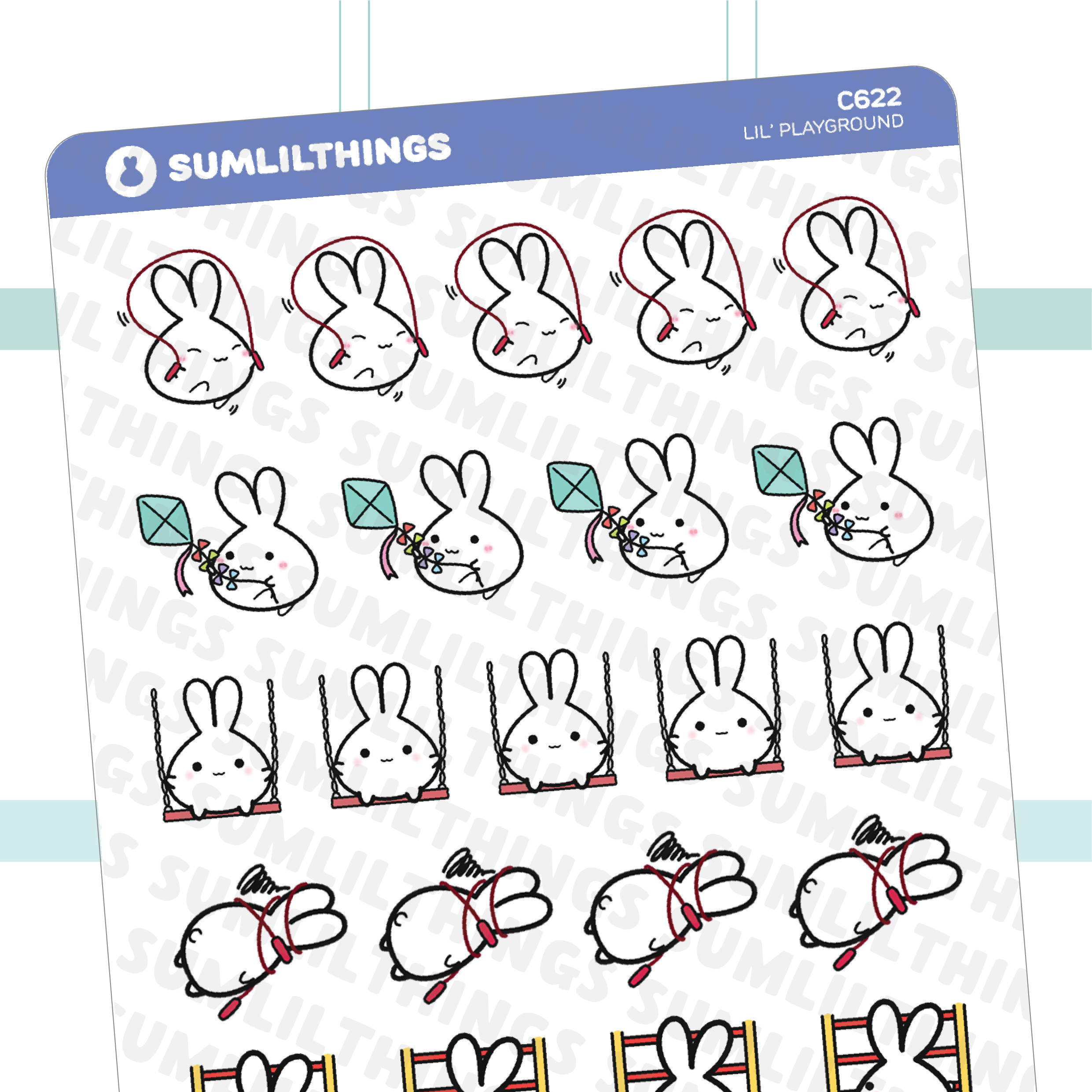 Spiral-Bound Sticker Book - Summer Edition