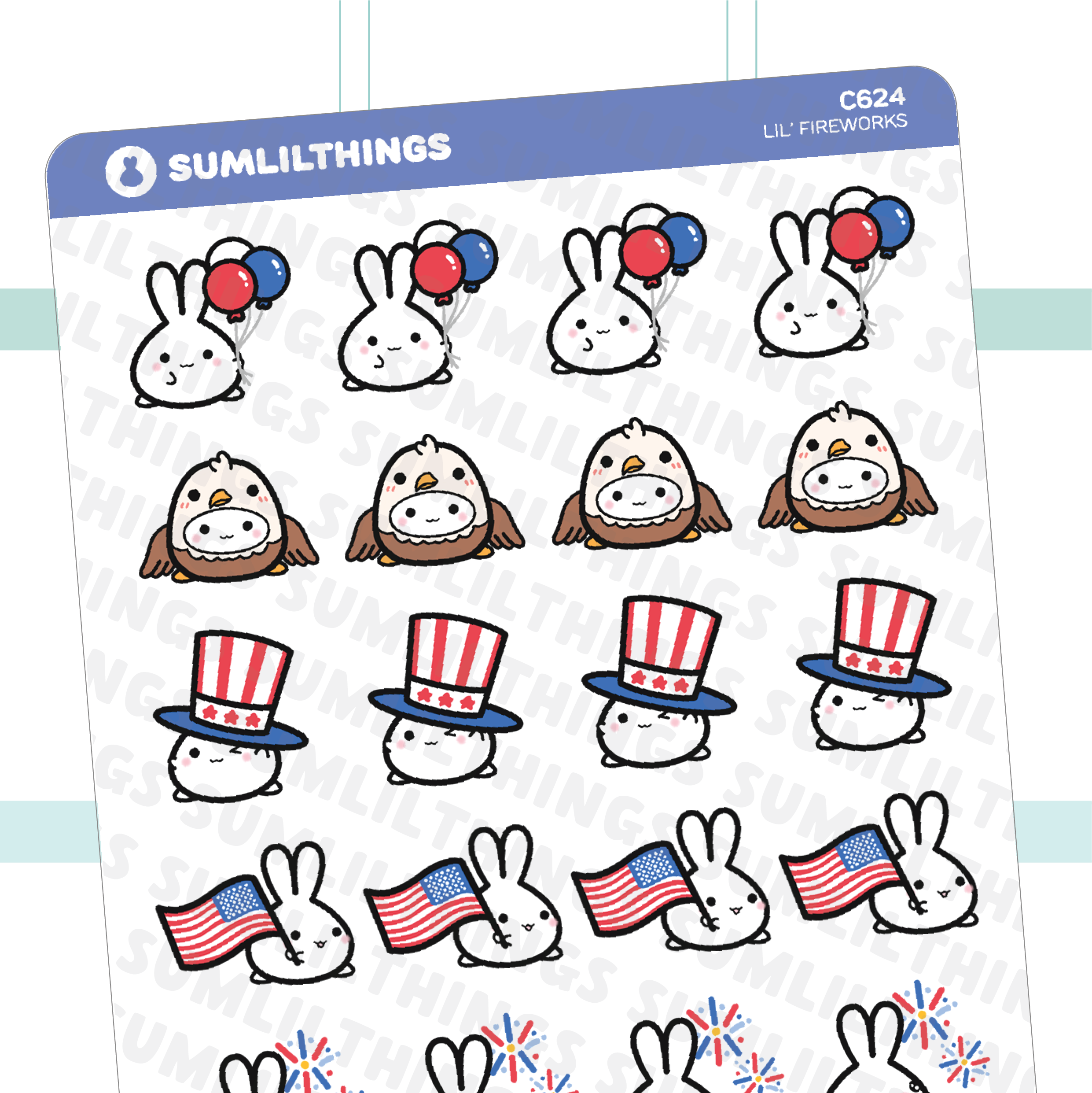 Spiral-Bound Sticker Book - Summer Edition