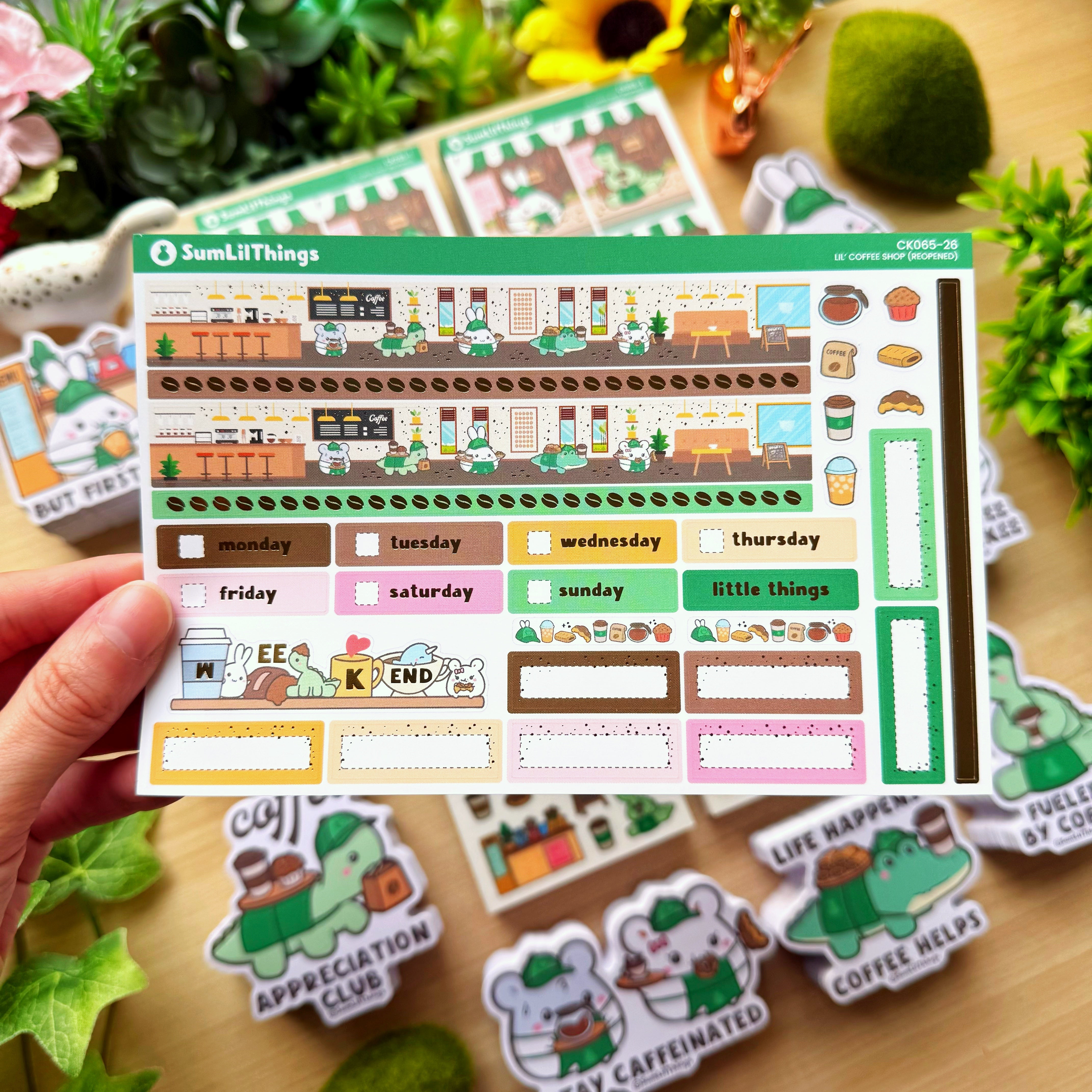 Hobonichi COUSIN - Lil' Coffee Shop - Gold Foil