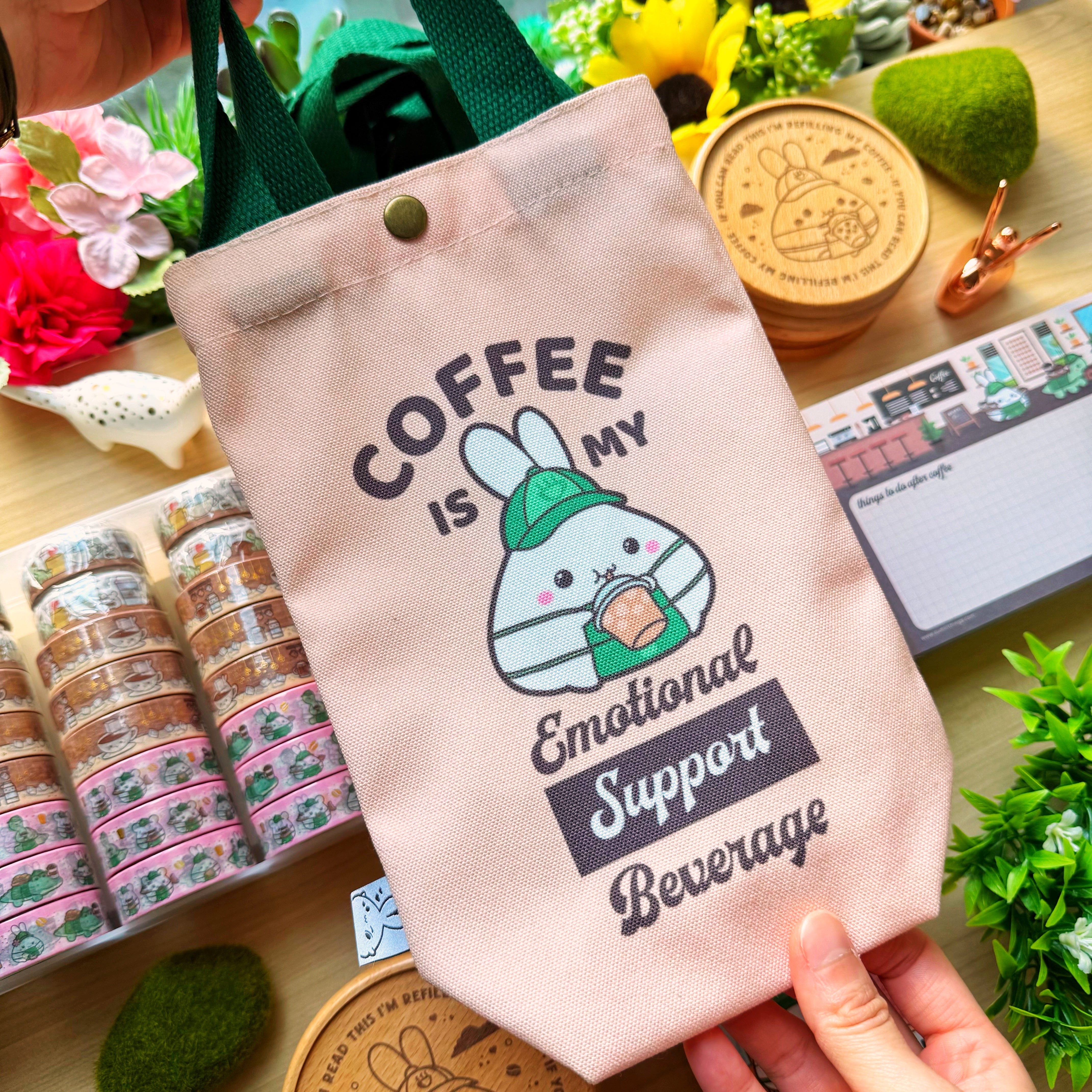 Coffee Emotional Support Tumbler Carrier