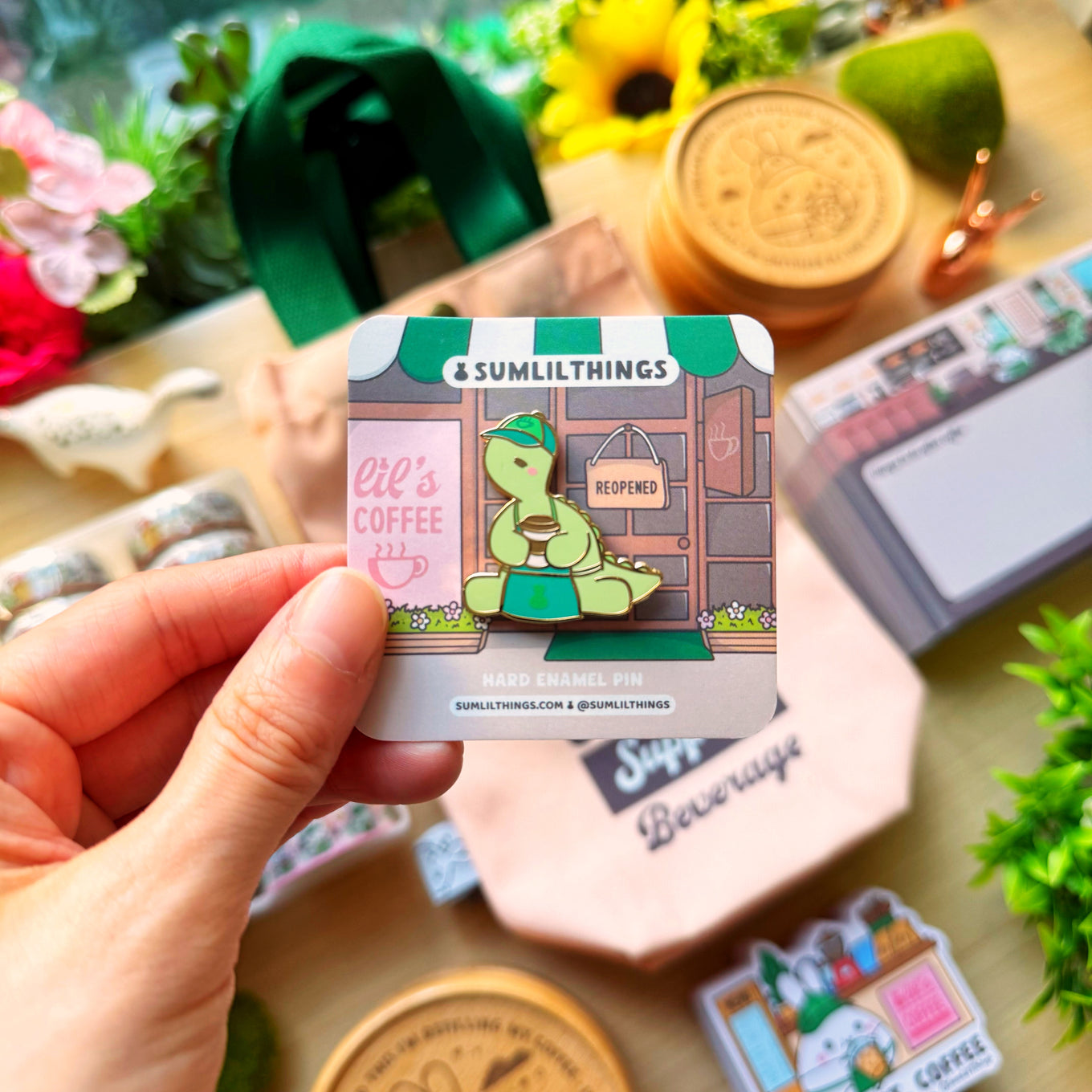 Enamel Pin - Nohnoh's Coffee Break