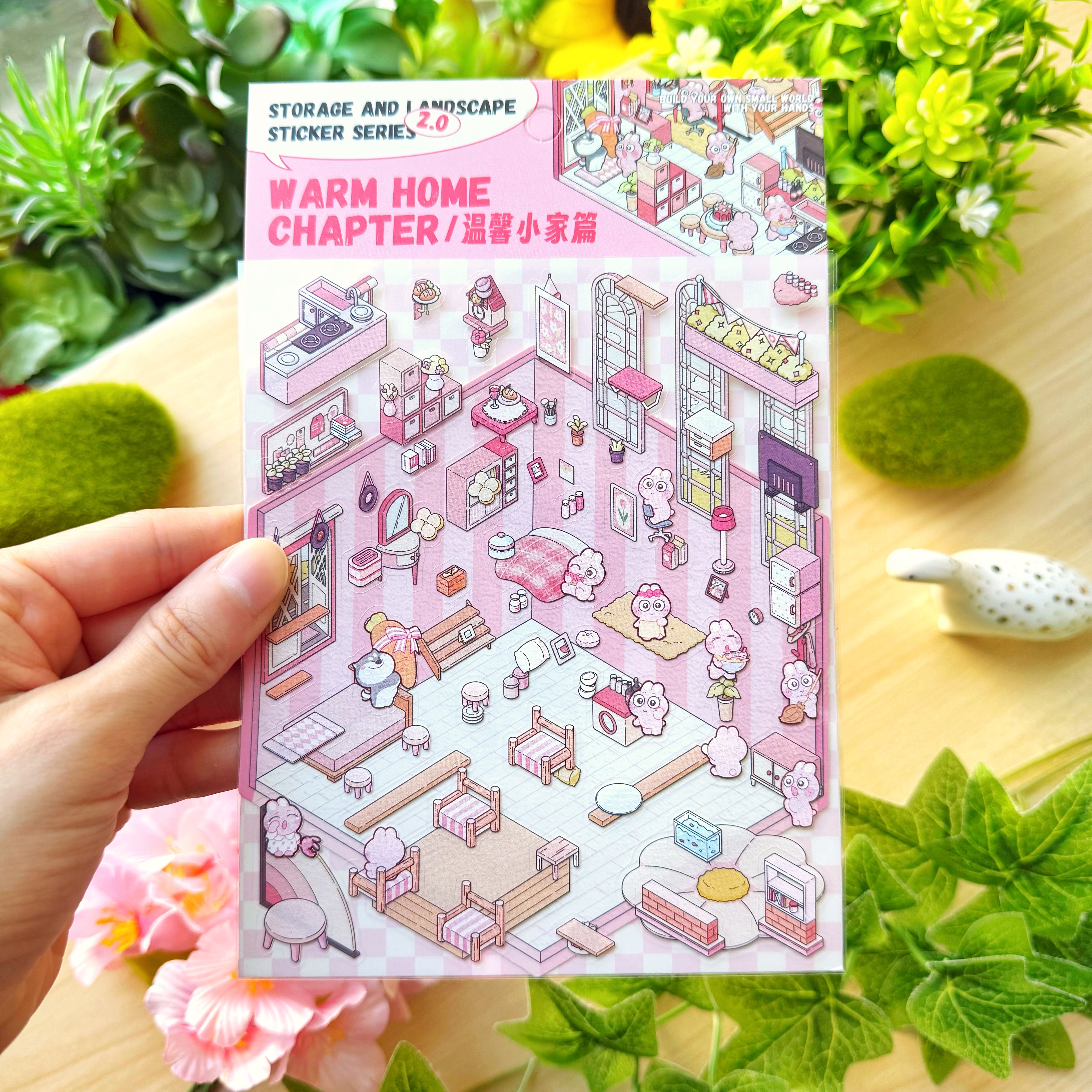 Isometric Scene Sticker - Cozy Home (Simno Series 2)