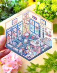 Isometric Scene Sticker - Gym (Simno Series 2)