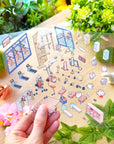 Isometric Scene Sticker - Gym (Simno Series 2)