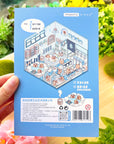 Isometric Scene Sticker - Capybara Hot Spring (Simno Series 2)