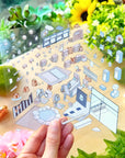 Isometric Scene Sticker - Capybara Hot Spring (Simno Series 2)