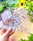 Isometric Scene Sticker - Hanfu Shop (Simno Series 3)