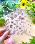 Isometric Scene Sticker - Hanfu Shop (Simno Series 3)