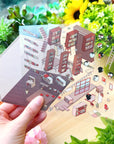Isometric Scene Sticker - Bookstore (Simno Series 1)