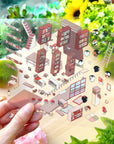Isometric Scene Sticker - Bookstore (Simno Series 1)