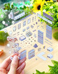 Isometric Scene Sticker - Supermarket (Simno Series 1)