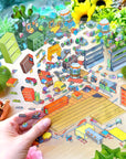 Isometric Scene Sticker - Record Store (Jumbo World)