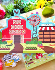 Fridge Grocery List & Acrylic Magnets Set
