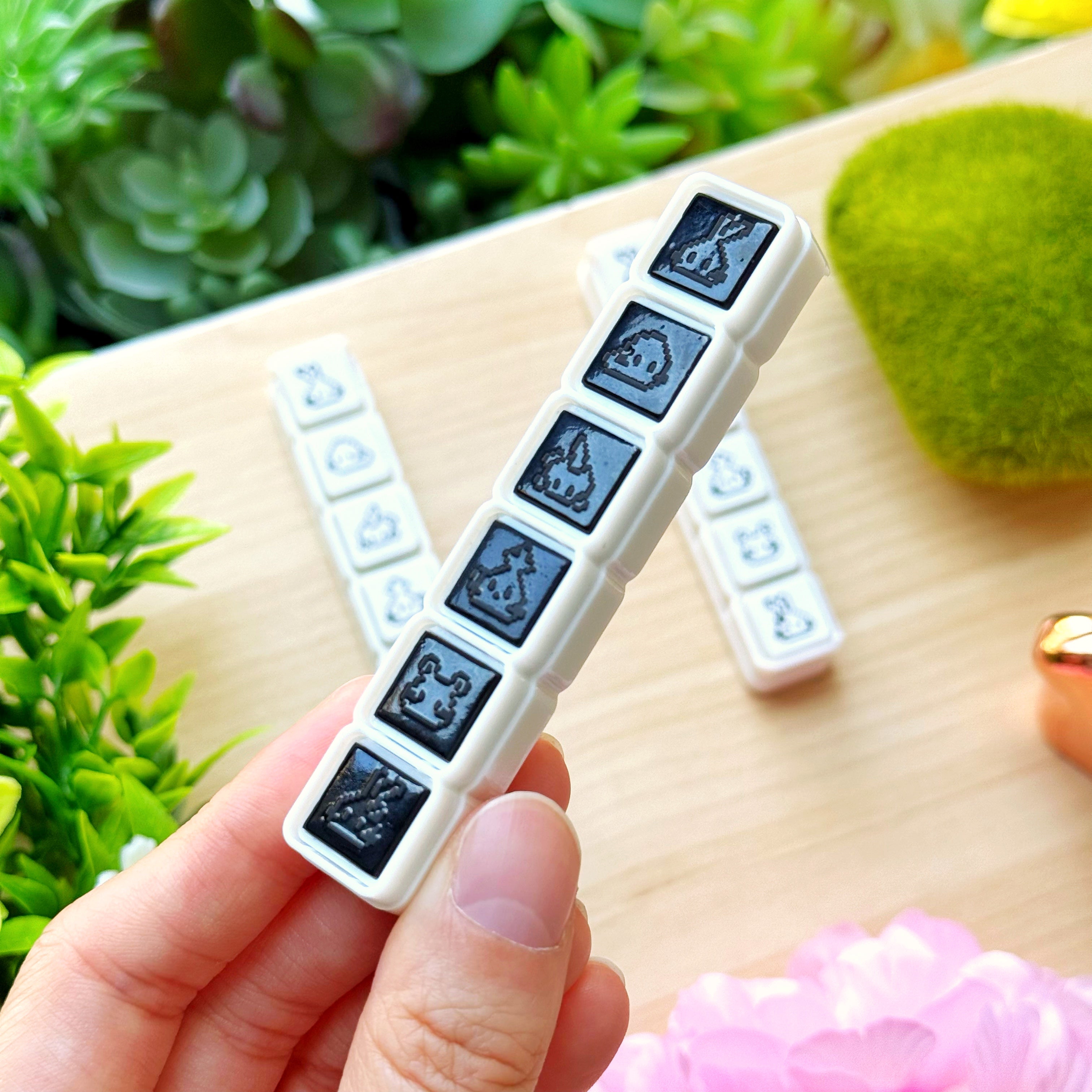 Punch Stamp - Lil' Pixel Misfit