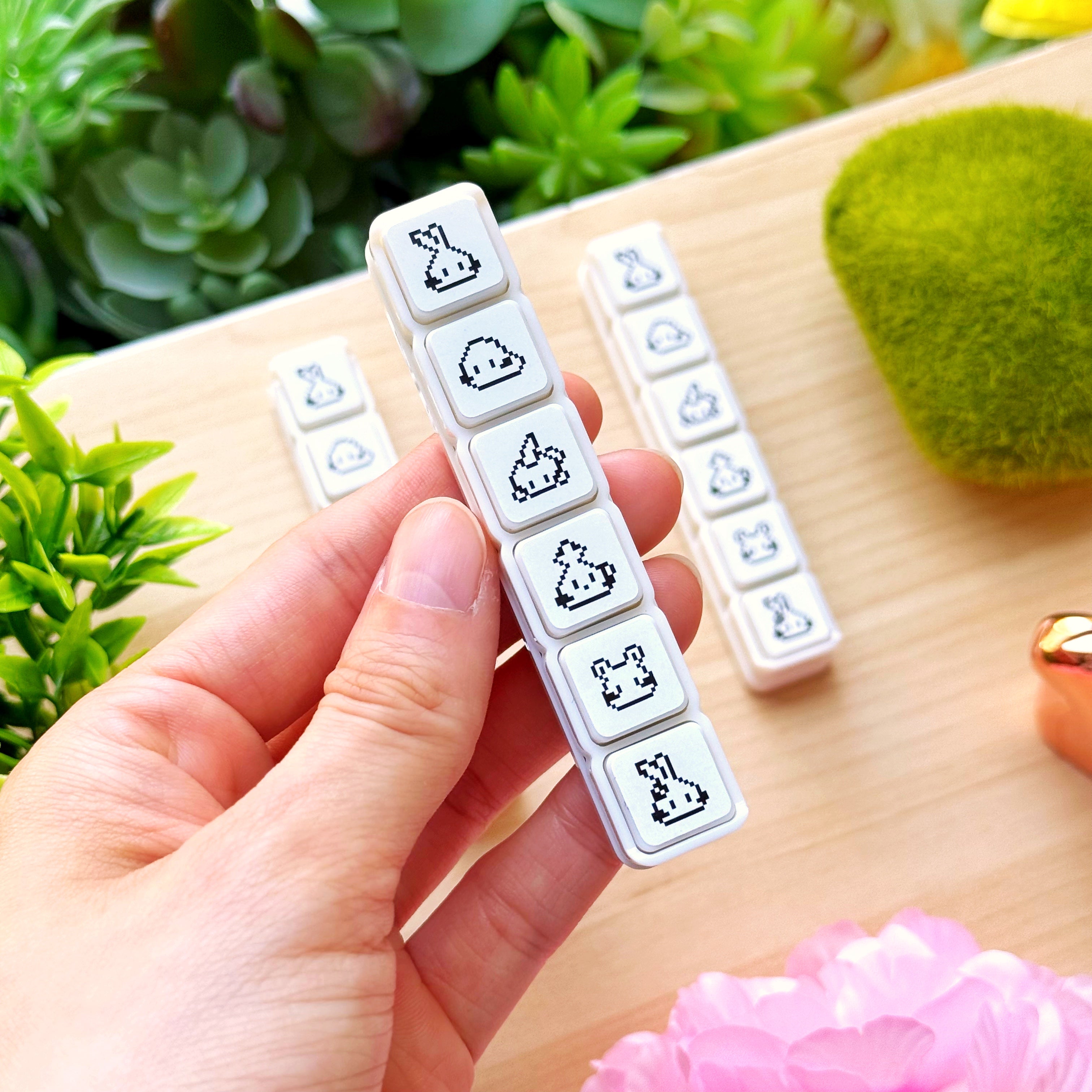 Punch Stamp - Lil' Pixel Misfit