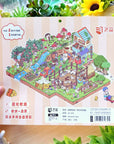 Isometric Scene Sticker - Sunny Ranch (Jumbo World)