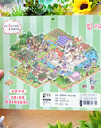 Isometric Scene Sticker - Happy Farm (Jumbo World)