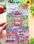 Isometric Scene Sticker - Magic Forest (Jumbo World)