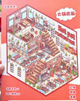 Isometric Scene Sticker - Hotpot Restaurant (Jumbo World)