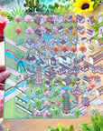 Isometric Scene Sticker - Dreamy Cityscape (Jumbo World)