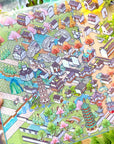Isometric Scene Sticker - Dreamy Cityscape (Jumbo World)