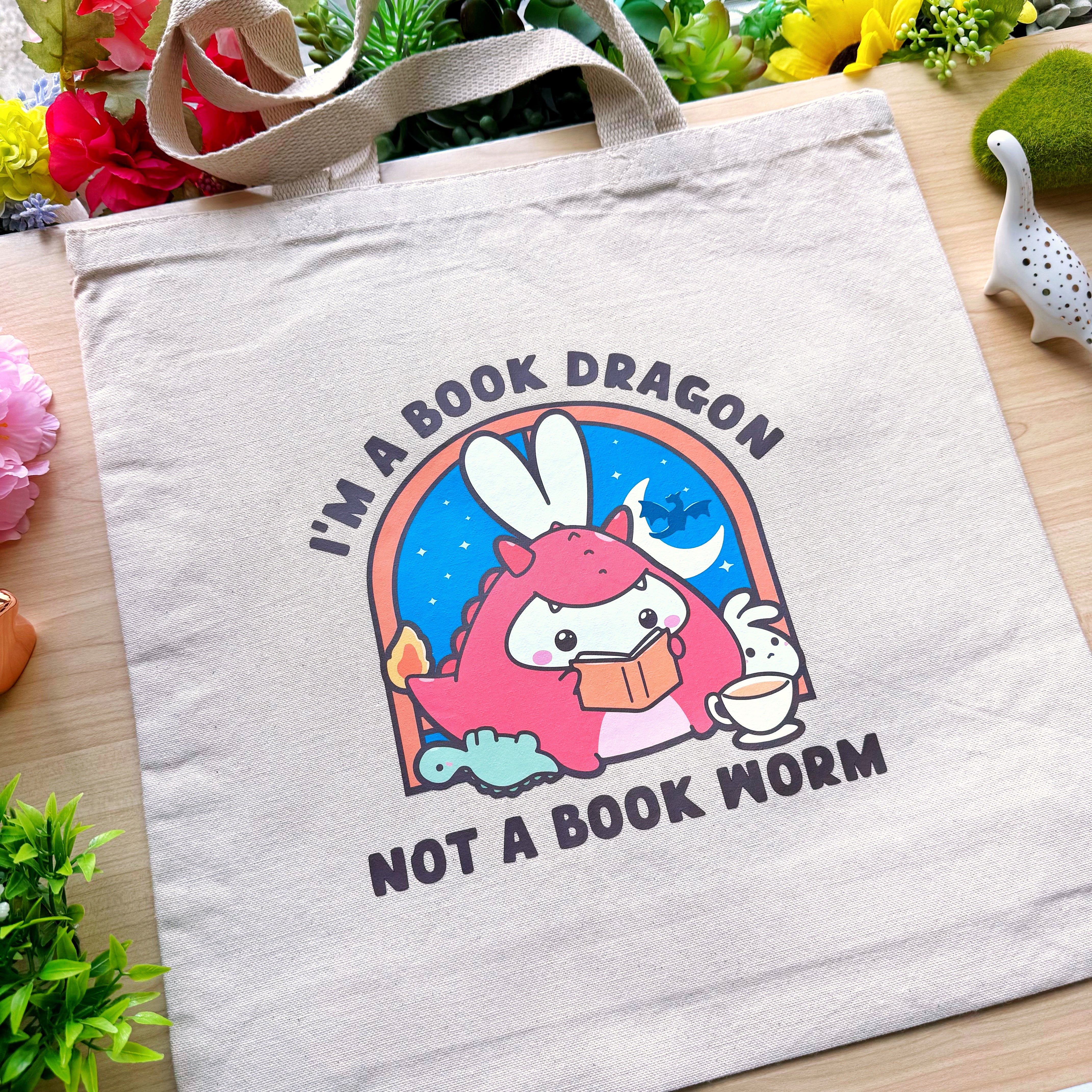 Tote Bag - Book Dragon
