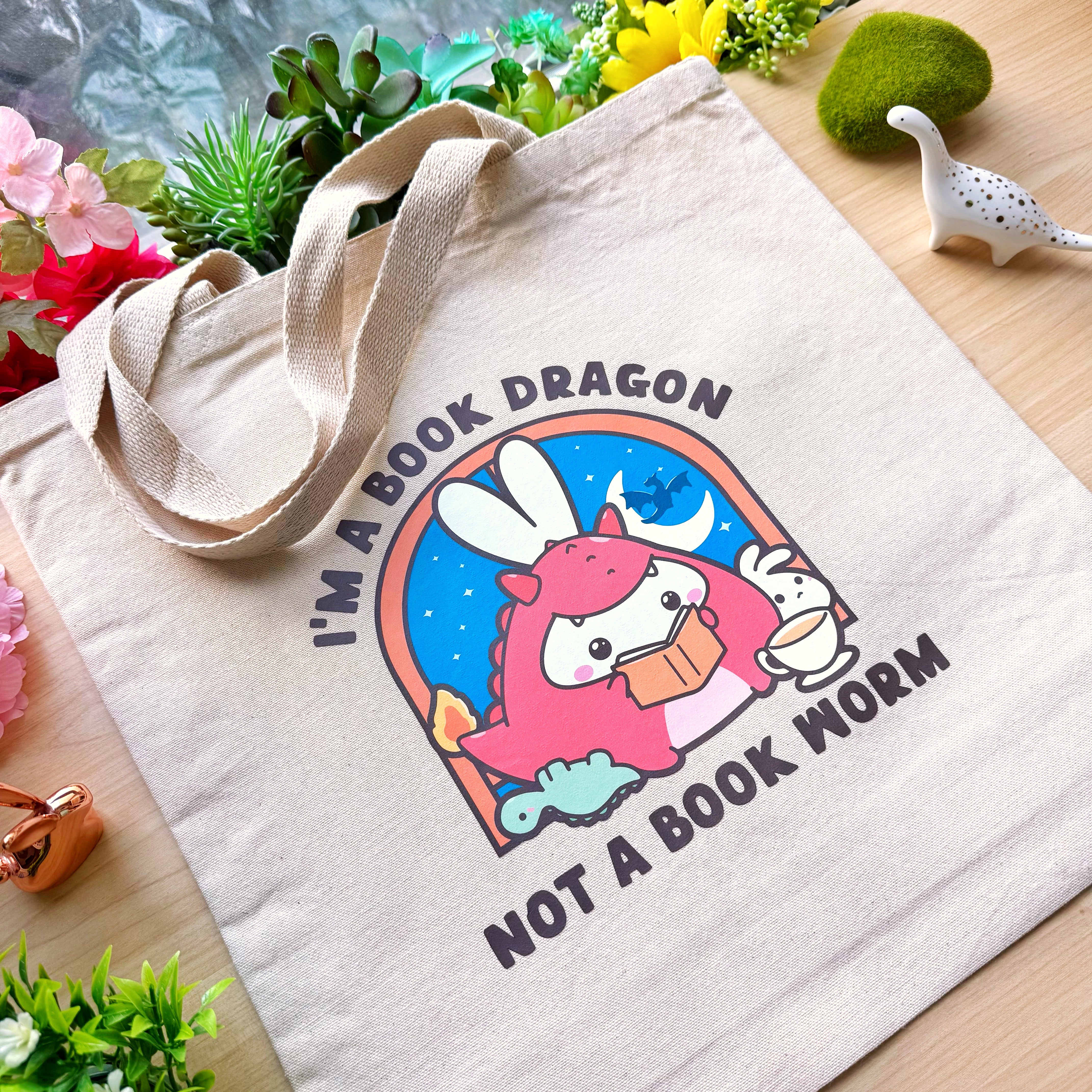 Tote Bag - Book Dragon