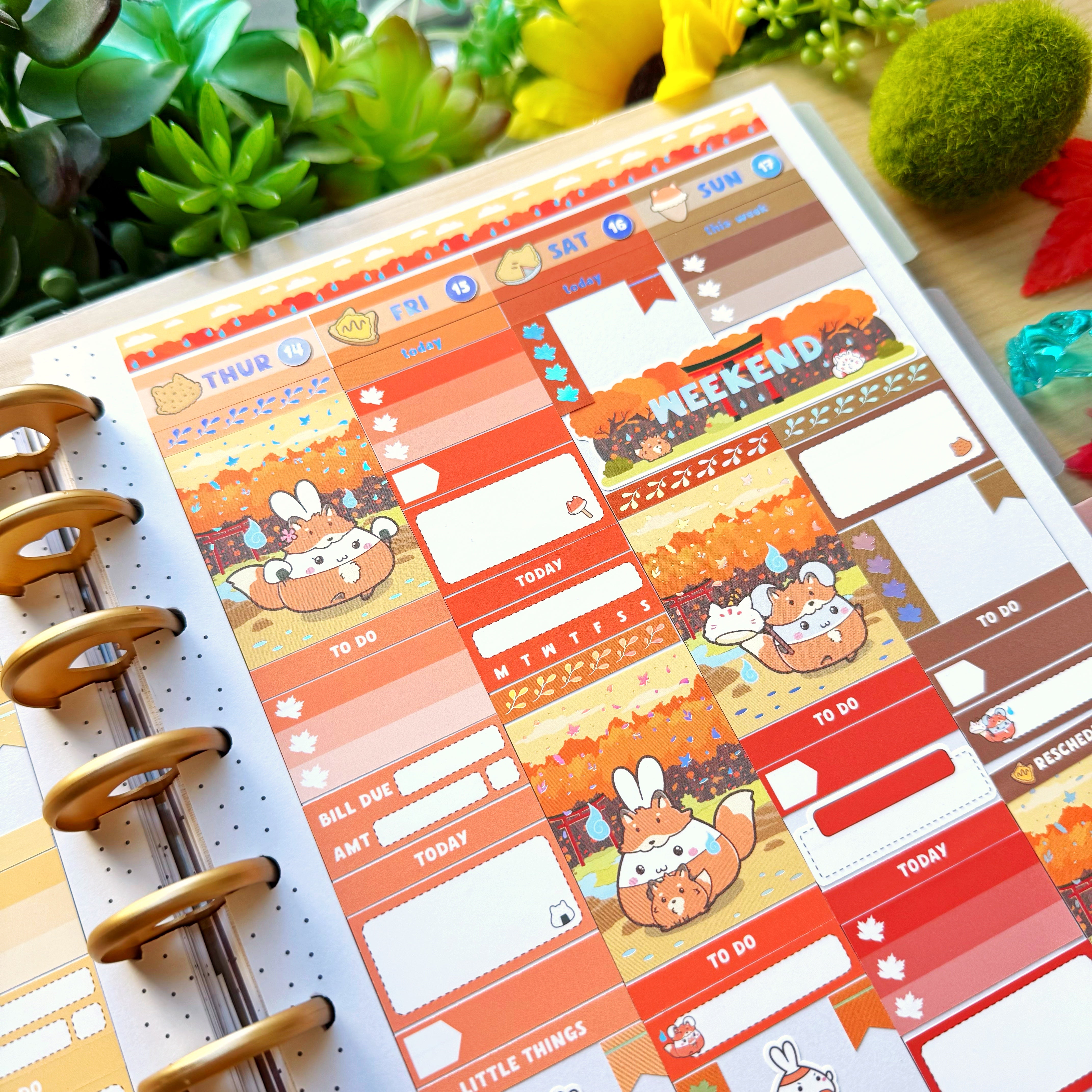 Vertical Kit - Lil' Fox Festival (10 Pages) - Holo Foil
