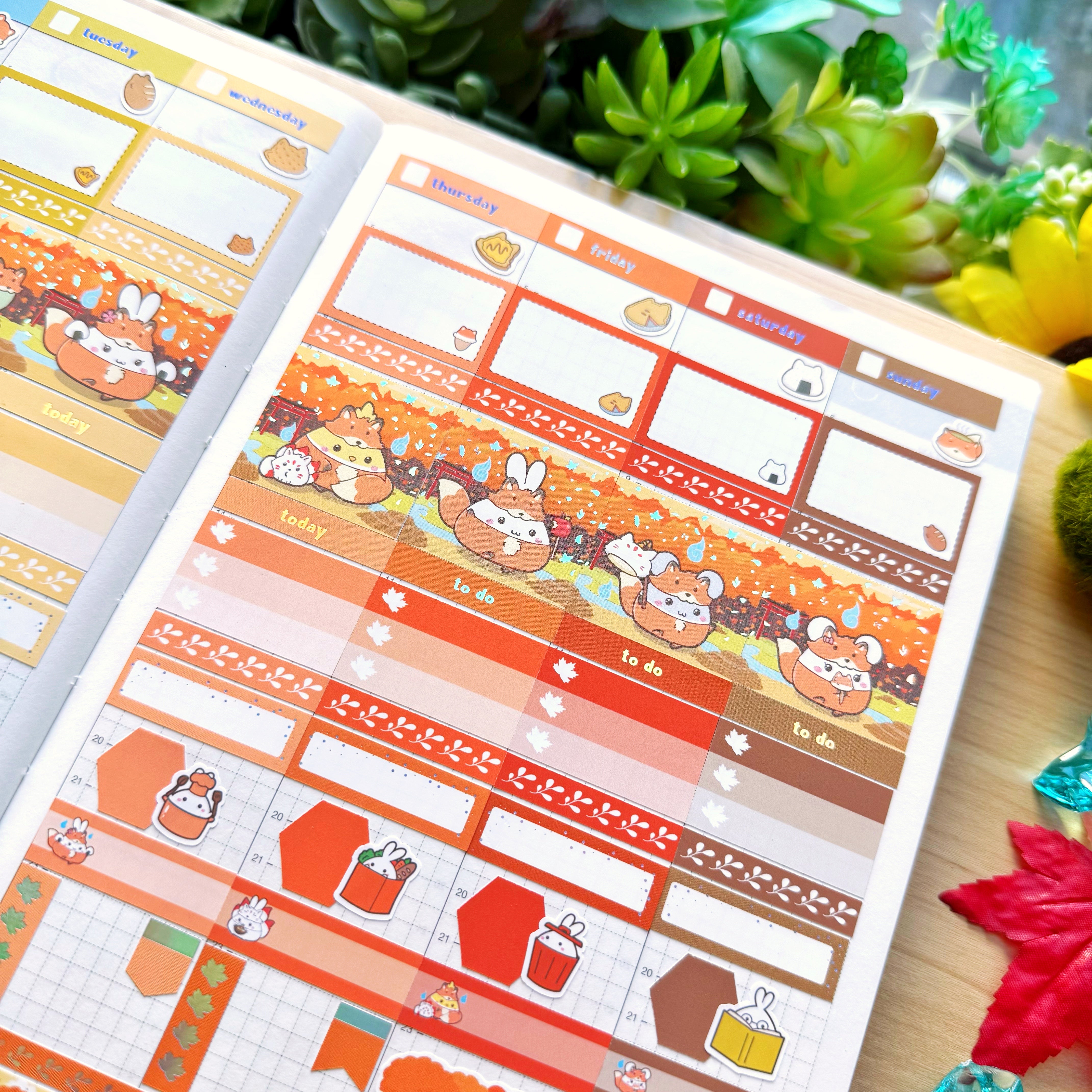 Hobonichi COUSIN - Lil' Fox Festival - Holo Foil
