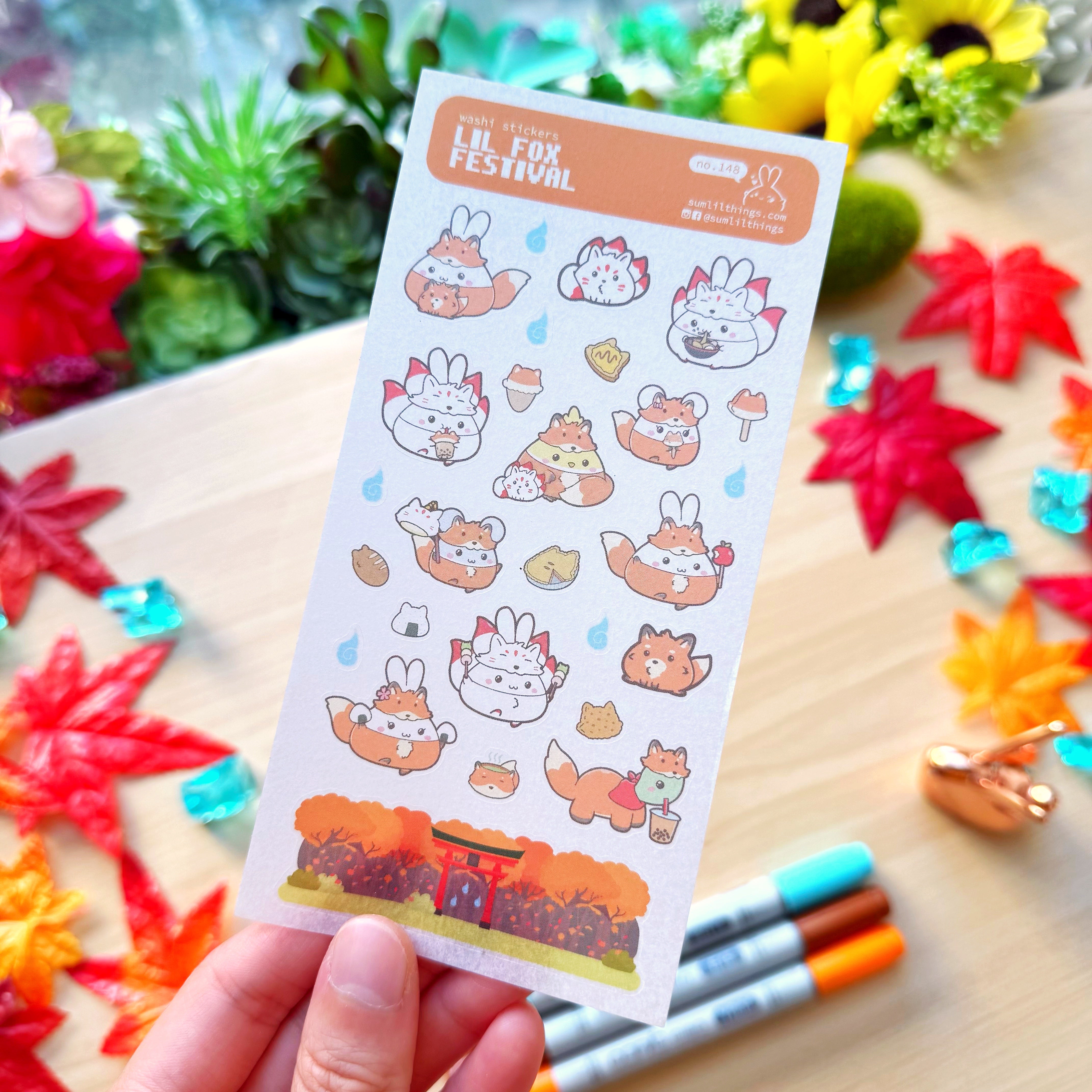 Washi Sticker - Lil' Fox Festival