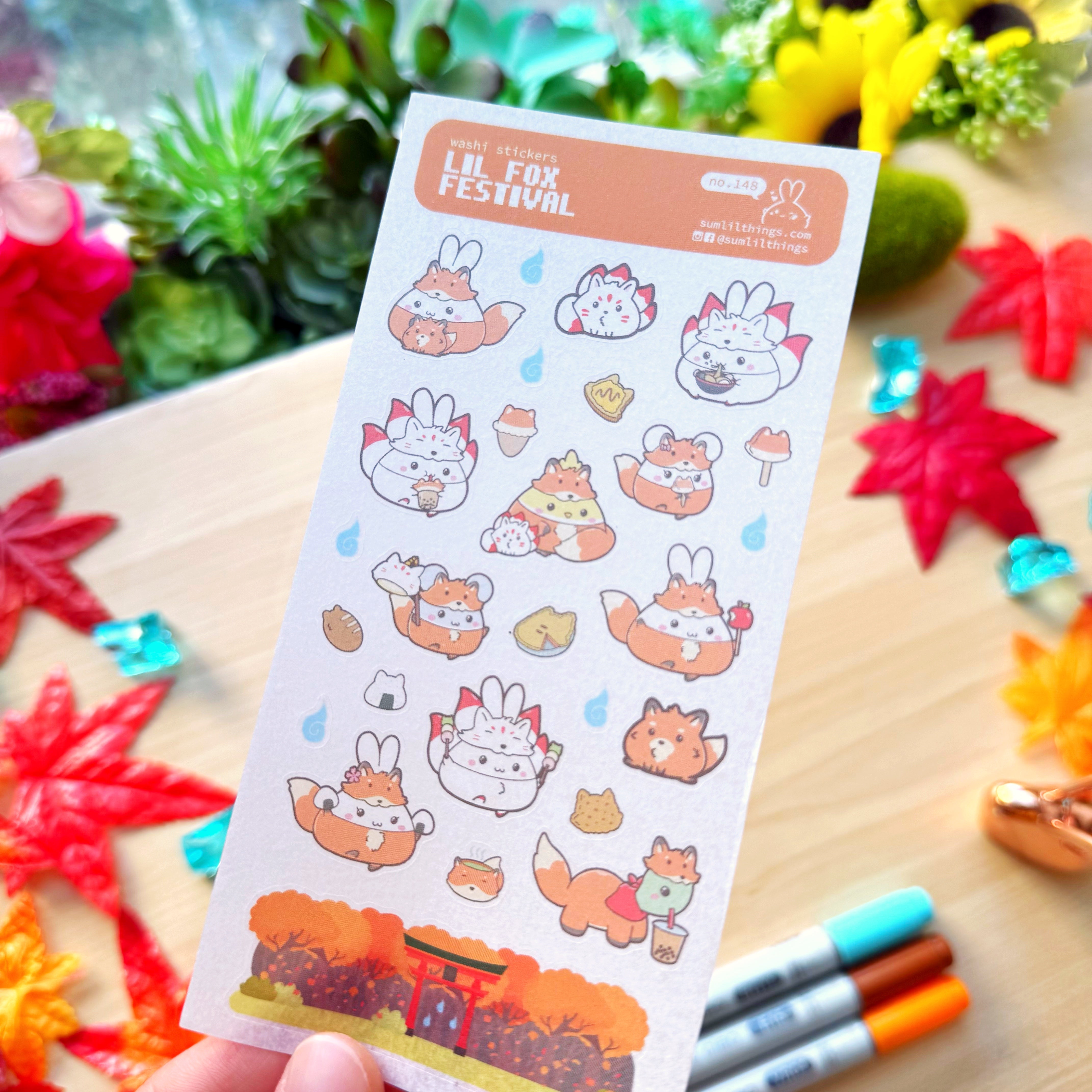 Washi Sticker - Lil' Fox Festival