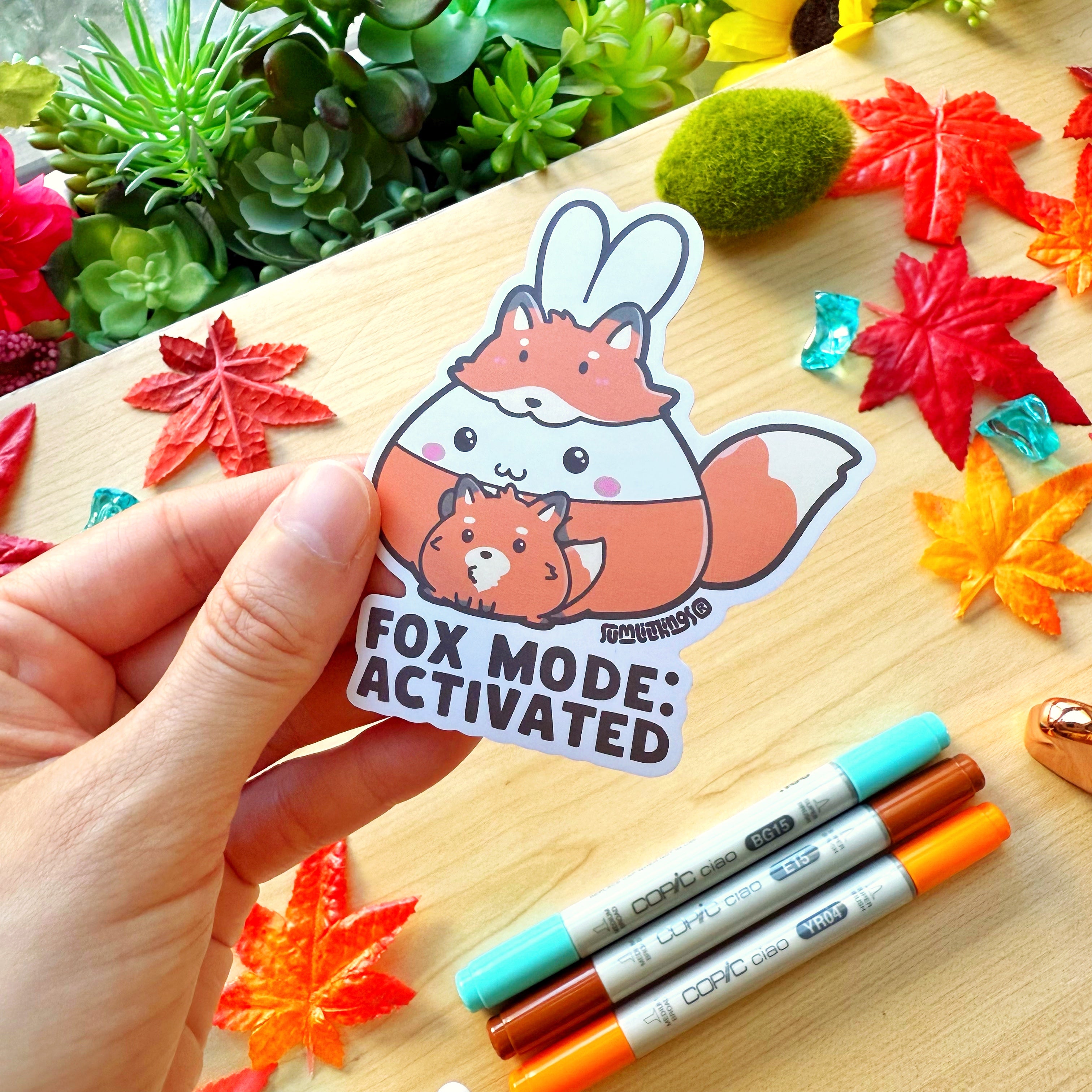 Vinyl Sticker - Fox Mode Activated