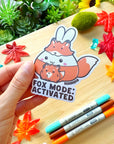 Vinyl Sticker - Fox Mode Activated