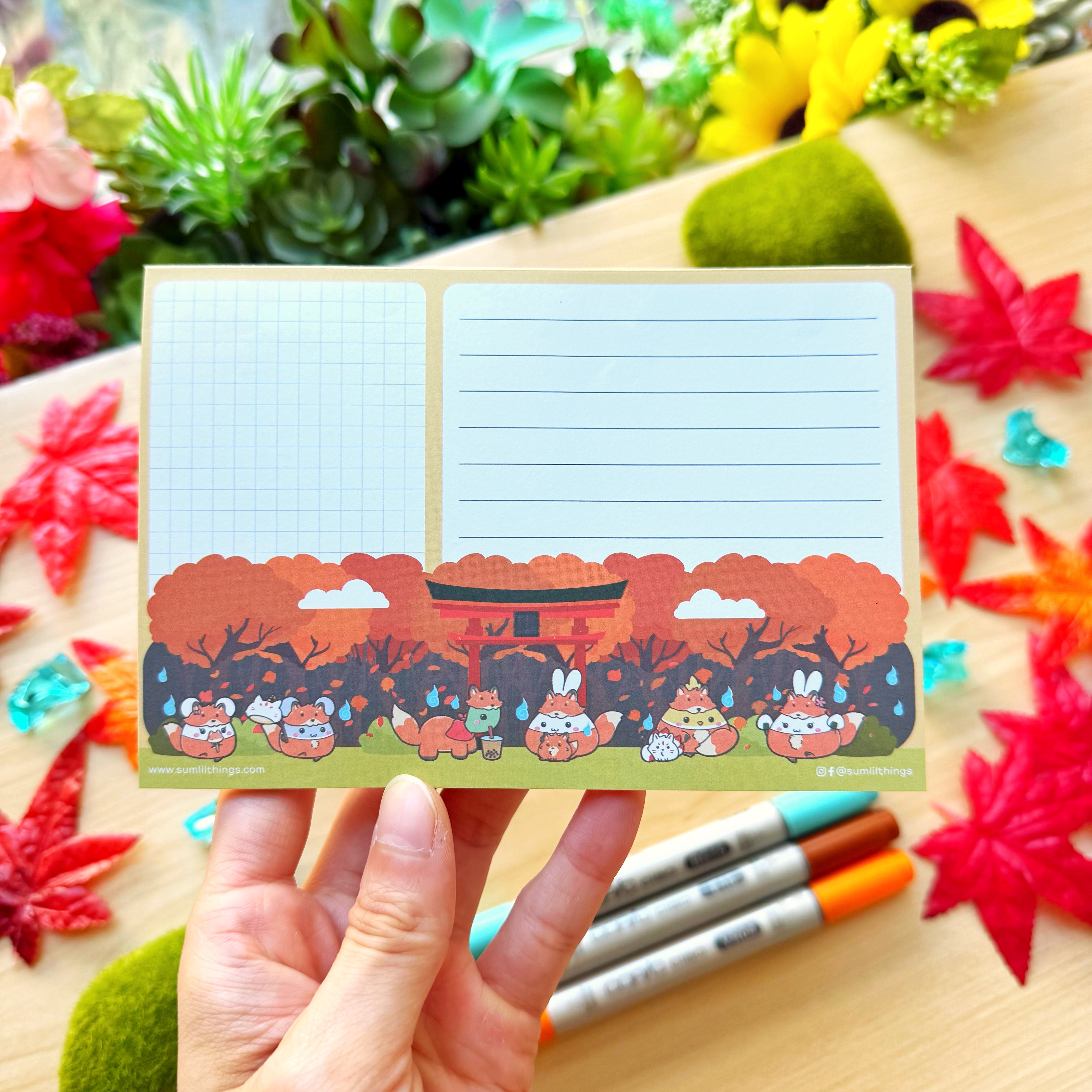Notepad - Lil' Fox Forest