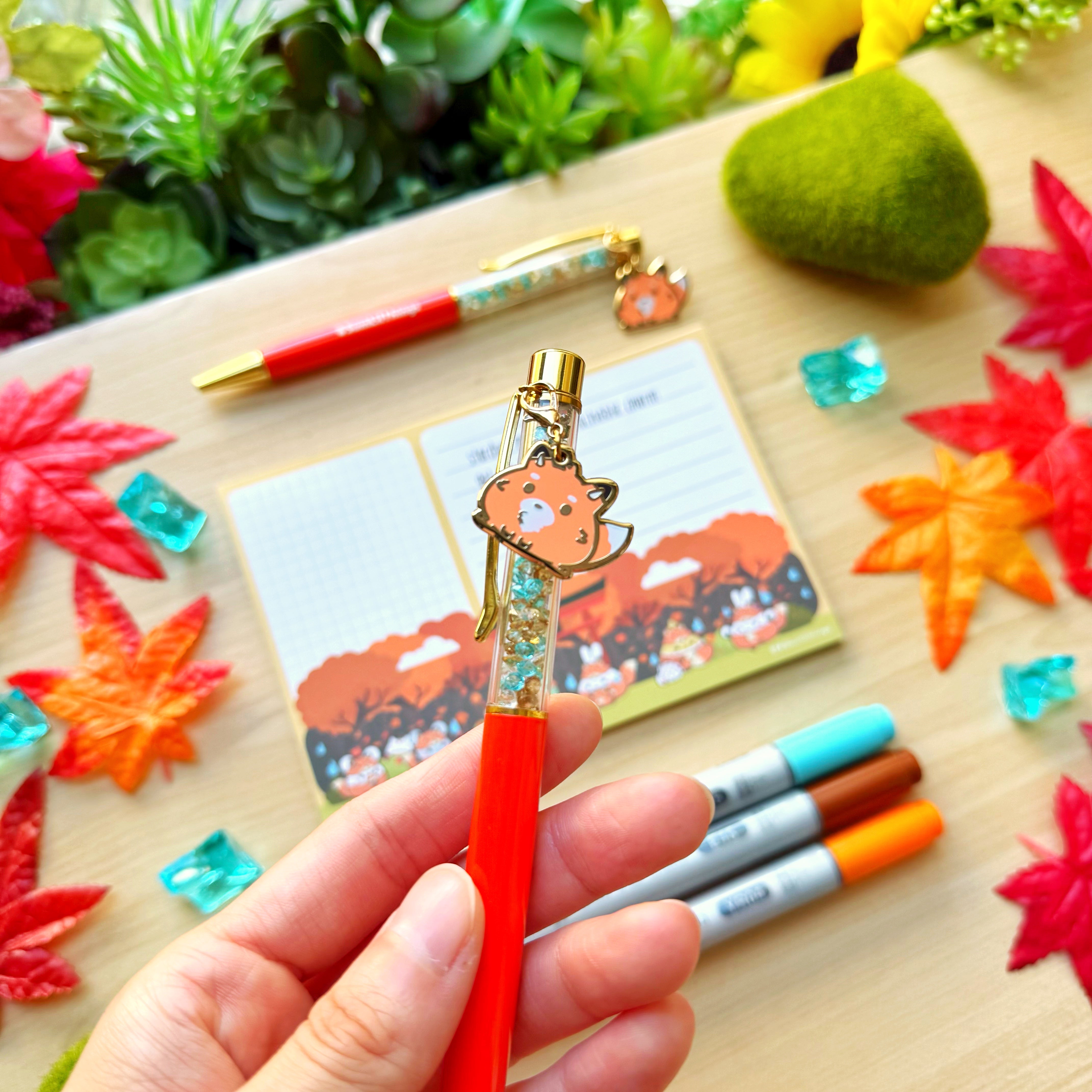Stardust Writing Pen - Lil' Kitsune (0.5mm Black Gel Ink)