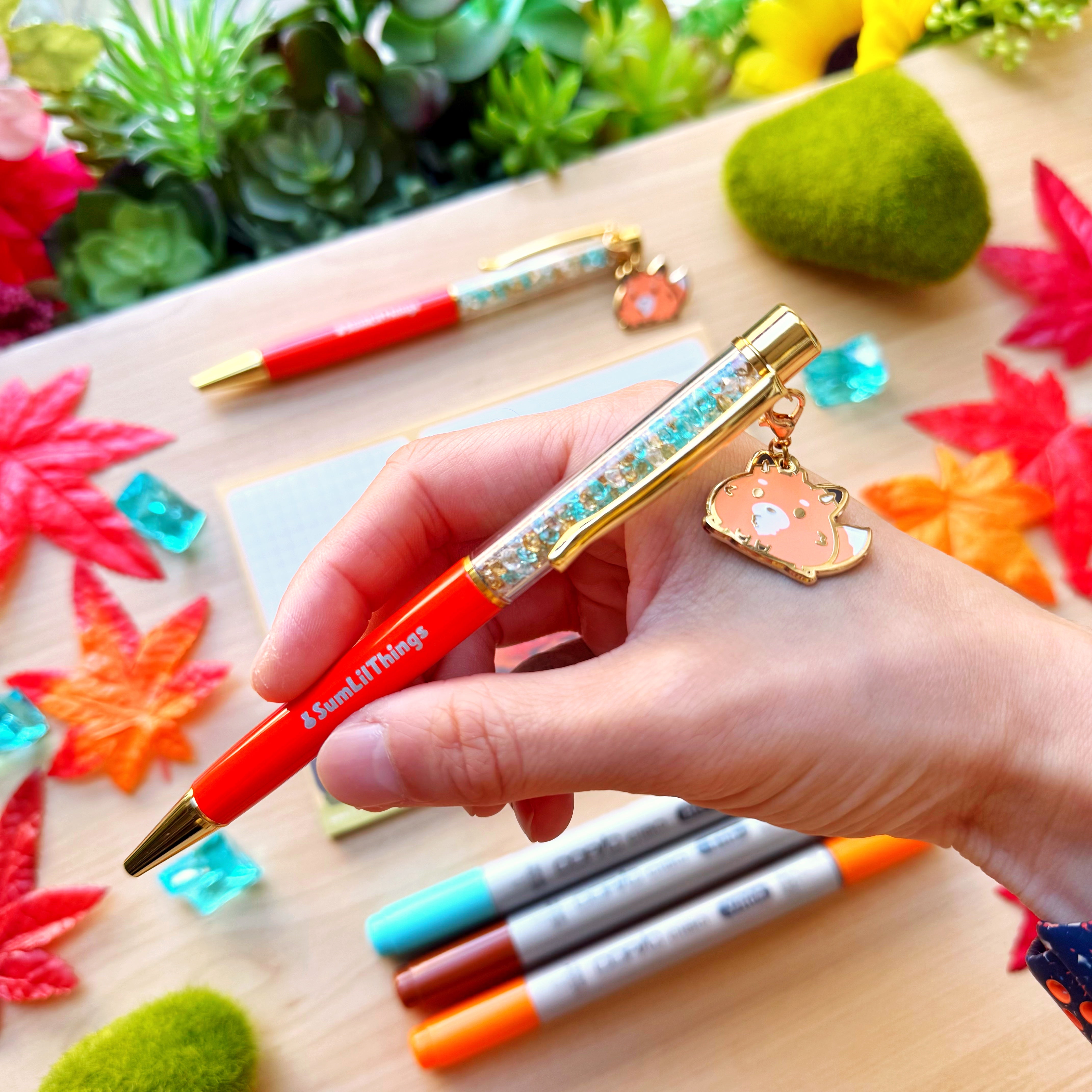 Stardust Writing Pen - Lil' Kitsune (0.5mm Black Gel Ink)