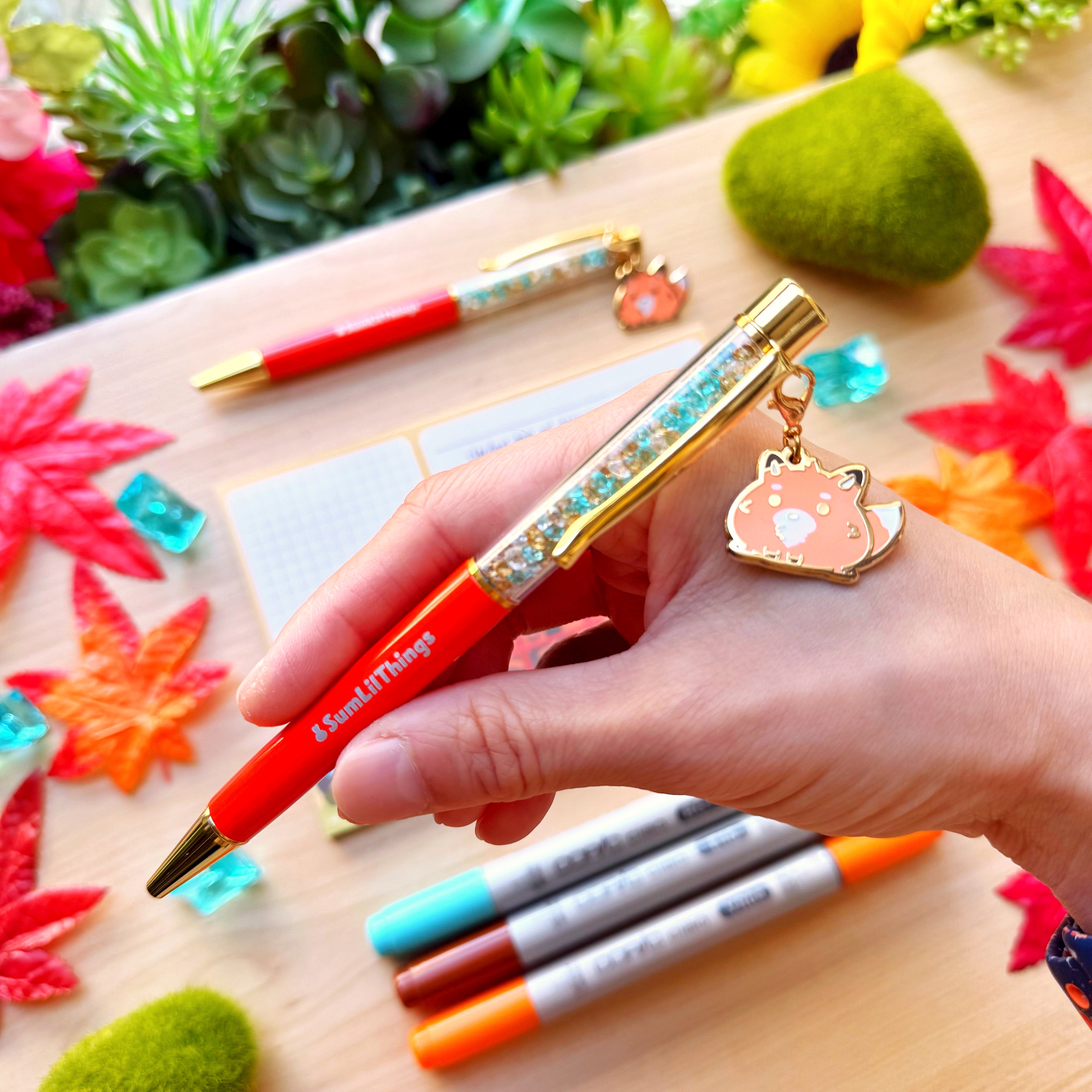 Stardust Writing Pen - Lil' Kitsune (0.5mm Black Gel Ink)