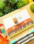 Wooden Stamp - What Did the Fox Say (20mm)