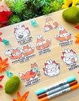 Vinyl Sticker - Lil' Fox Festival (Set of 8)