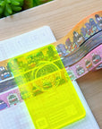 Washi Cutter - Lil's Cyber ID Card (Acrylic) - Blacklight Reactive