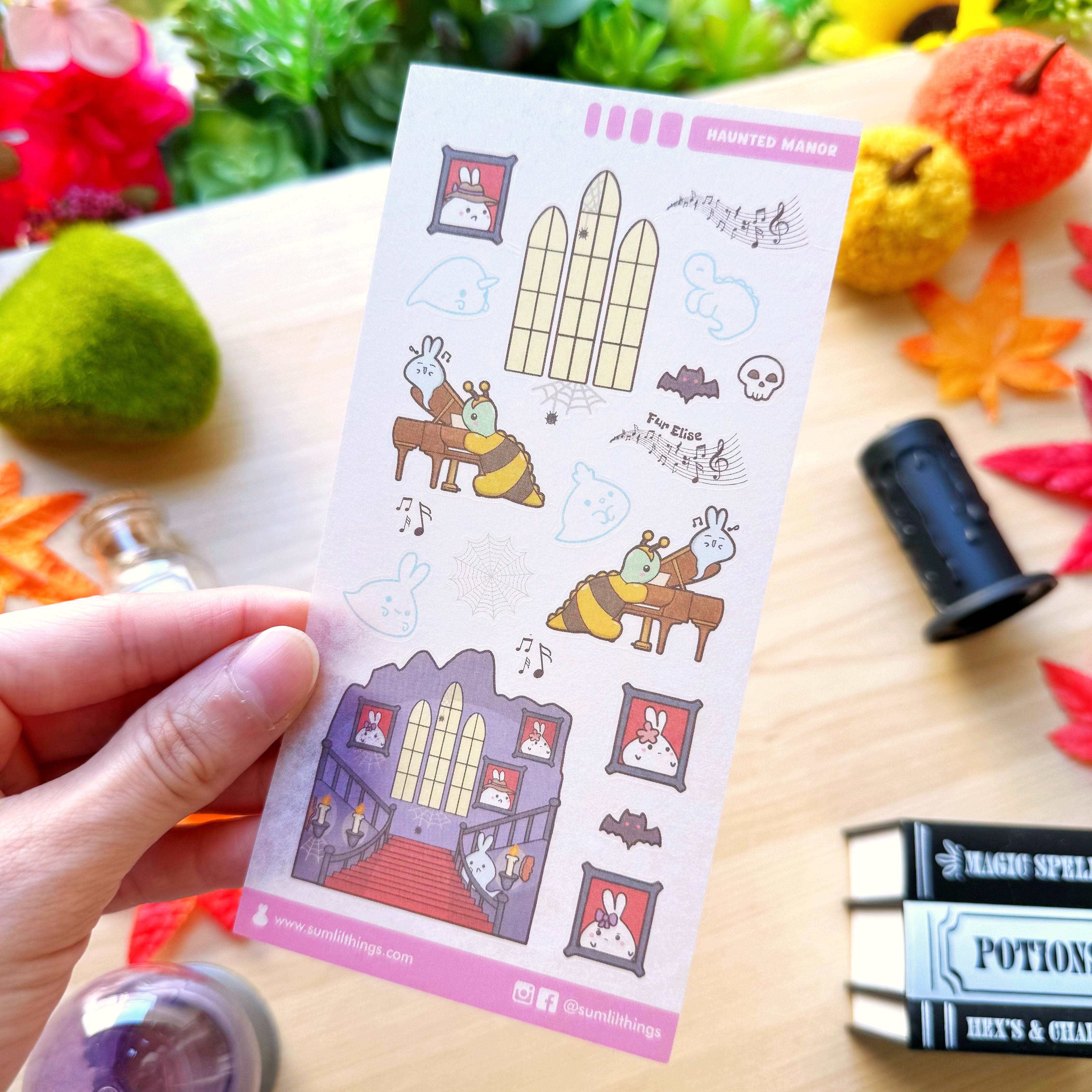 Washi Sticker - Haunted Manor