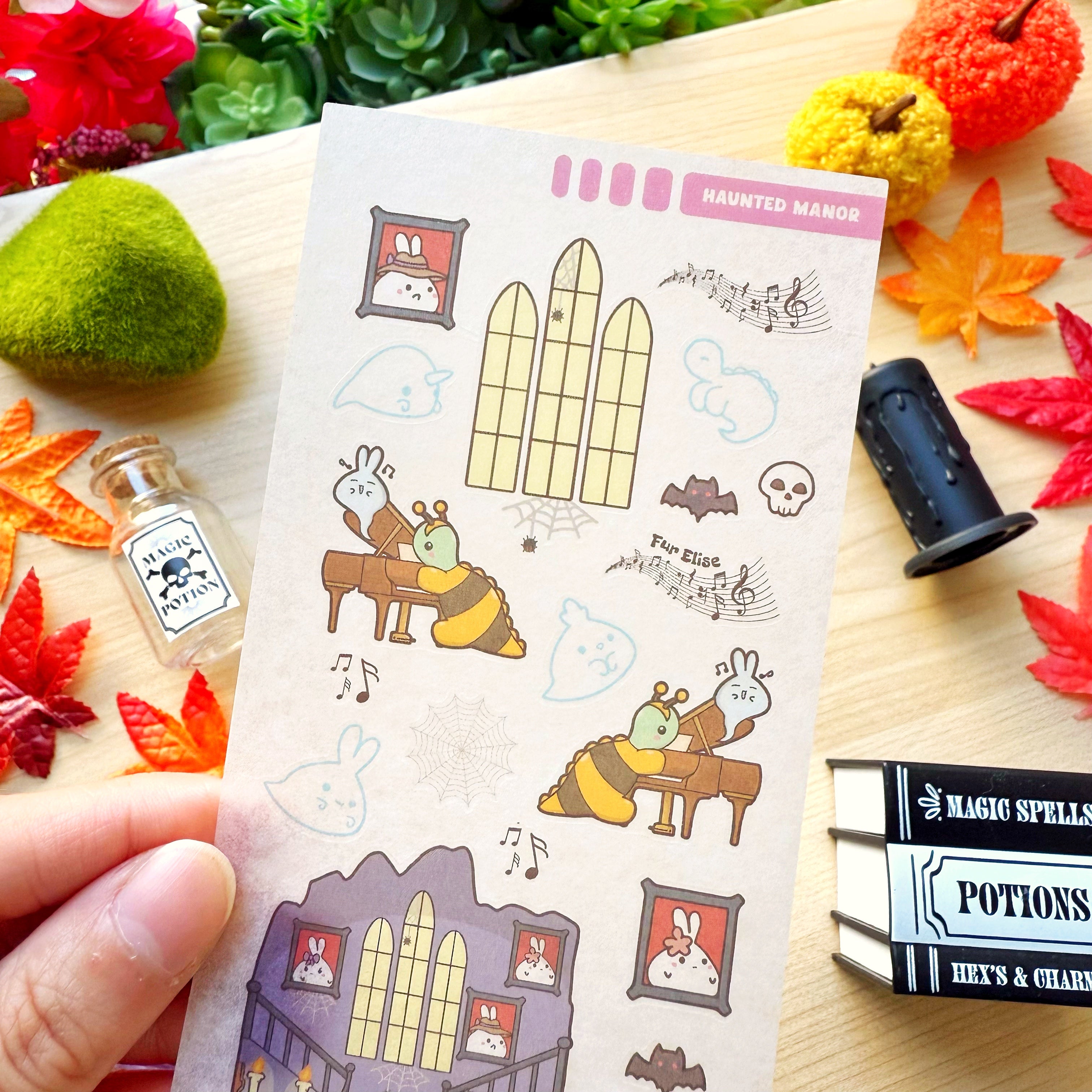 Washi Sticker - Haunted Manor