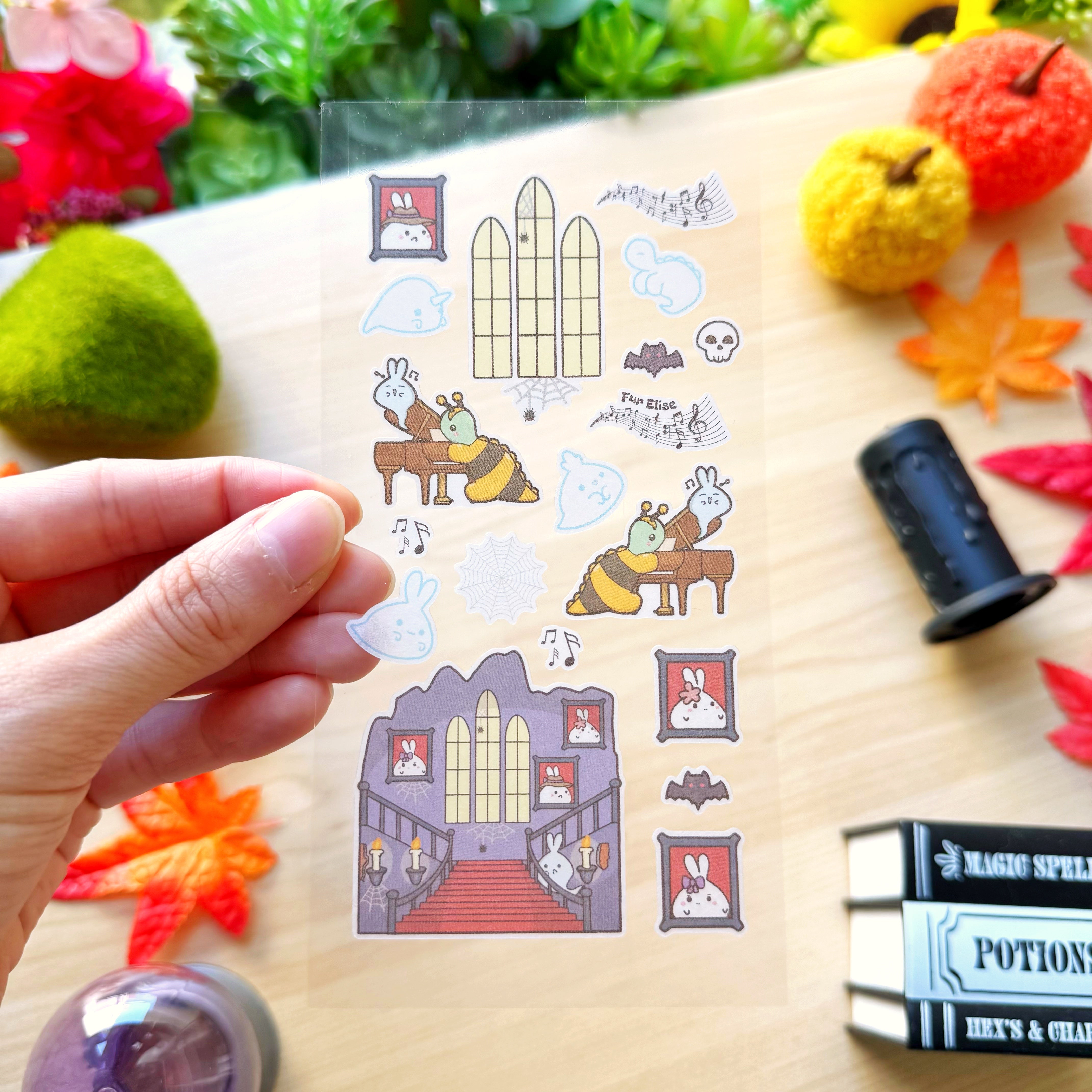 Washi Sticker - Haunted Manor