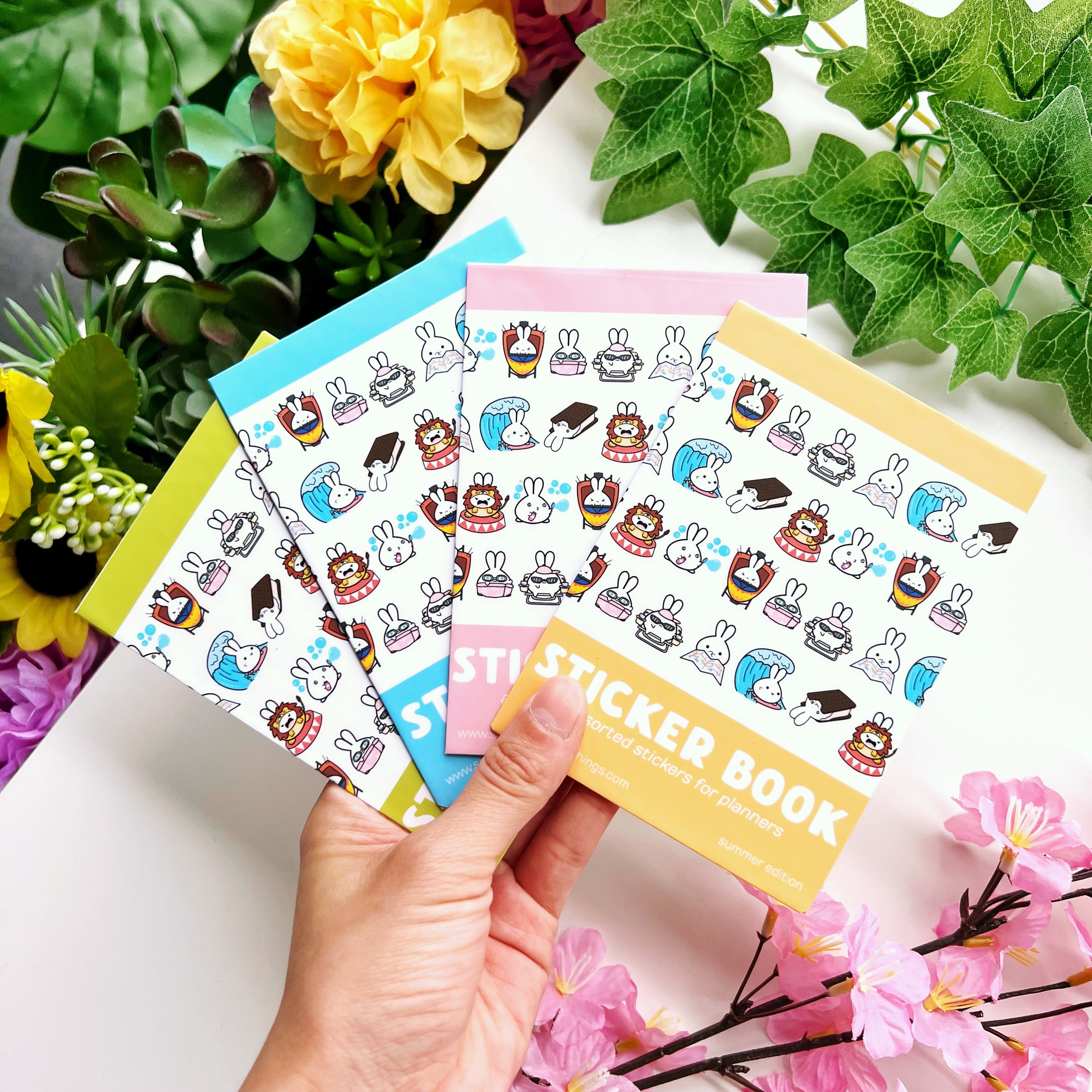 Spiral-Bound Sticker Book - Summer Edition